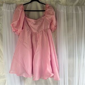 Selkie Inspired Pink Dress